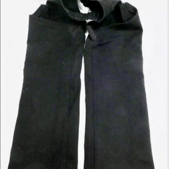 “RARE” VINTAGE HARLEY DAVIDSON WOMEN'S CHAPS Size 4 BLACK DENIM . - HARD TO FIND - Picture 5 of 11